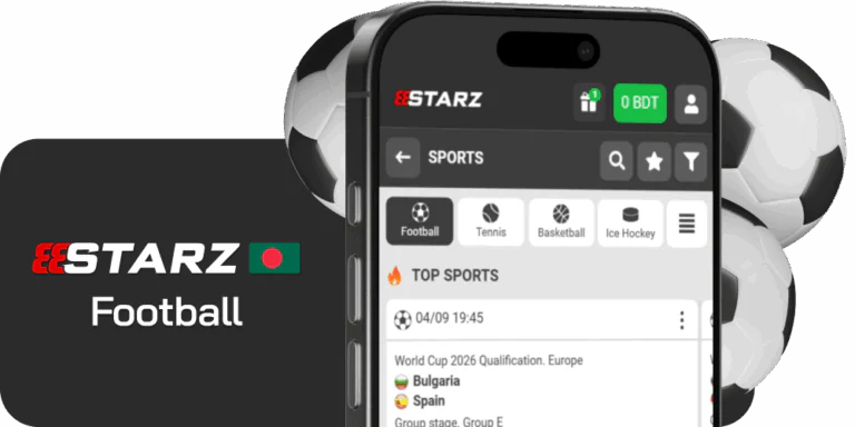 Place football bets using 888starz platform in Bangladesh